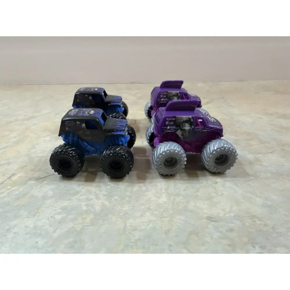 Monster Jam Mini 1:87 Lot of 4 Son-Uva Digger Great Clips Mohawk Warrior